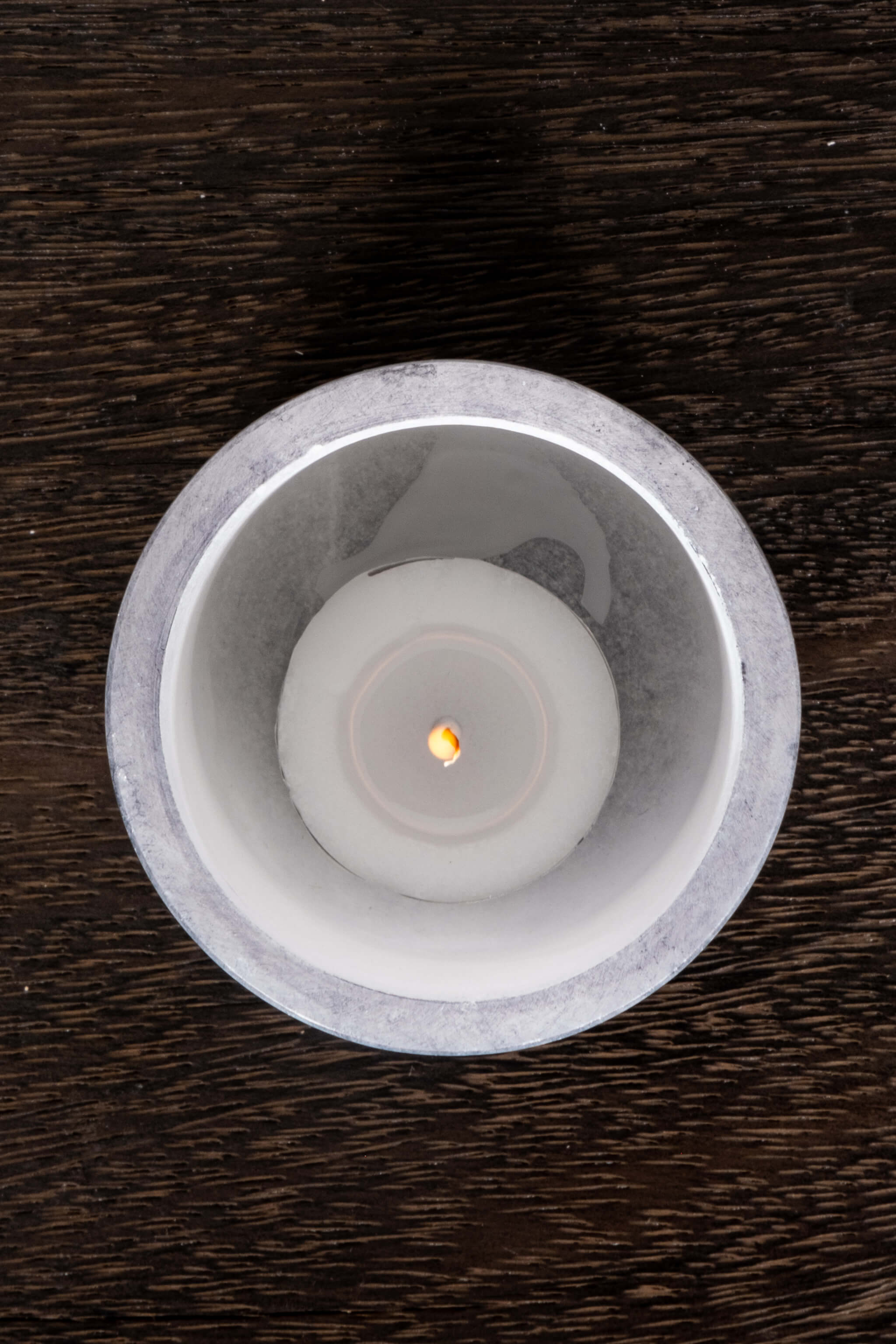 Alaia Alabaster Votive, Grey - Image 5