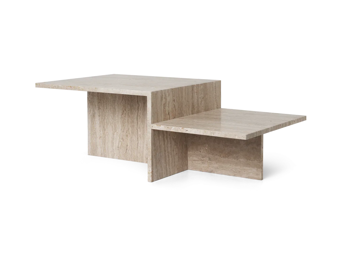 Distinct Coffee Table - Travertine - Image 3