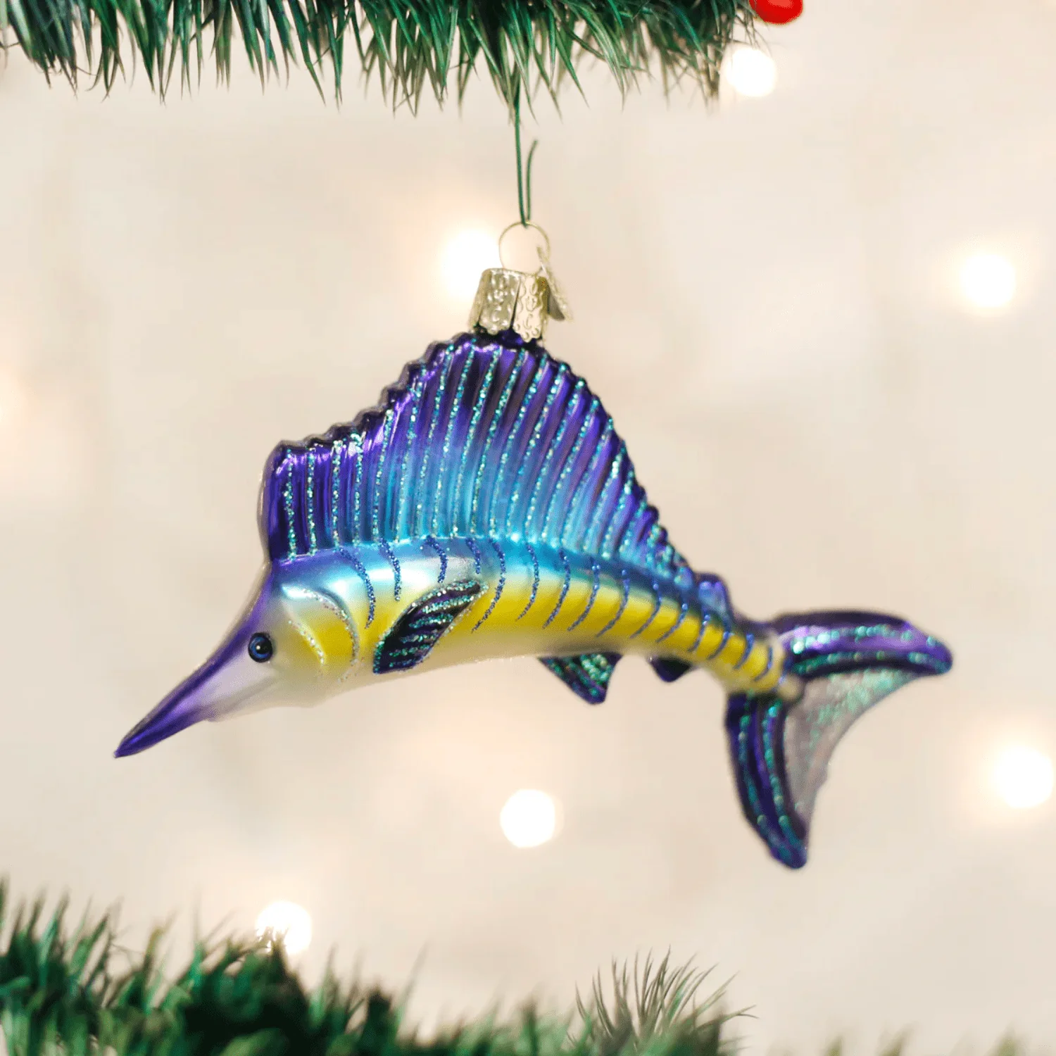 Glass Ornament - Sailfish