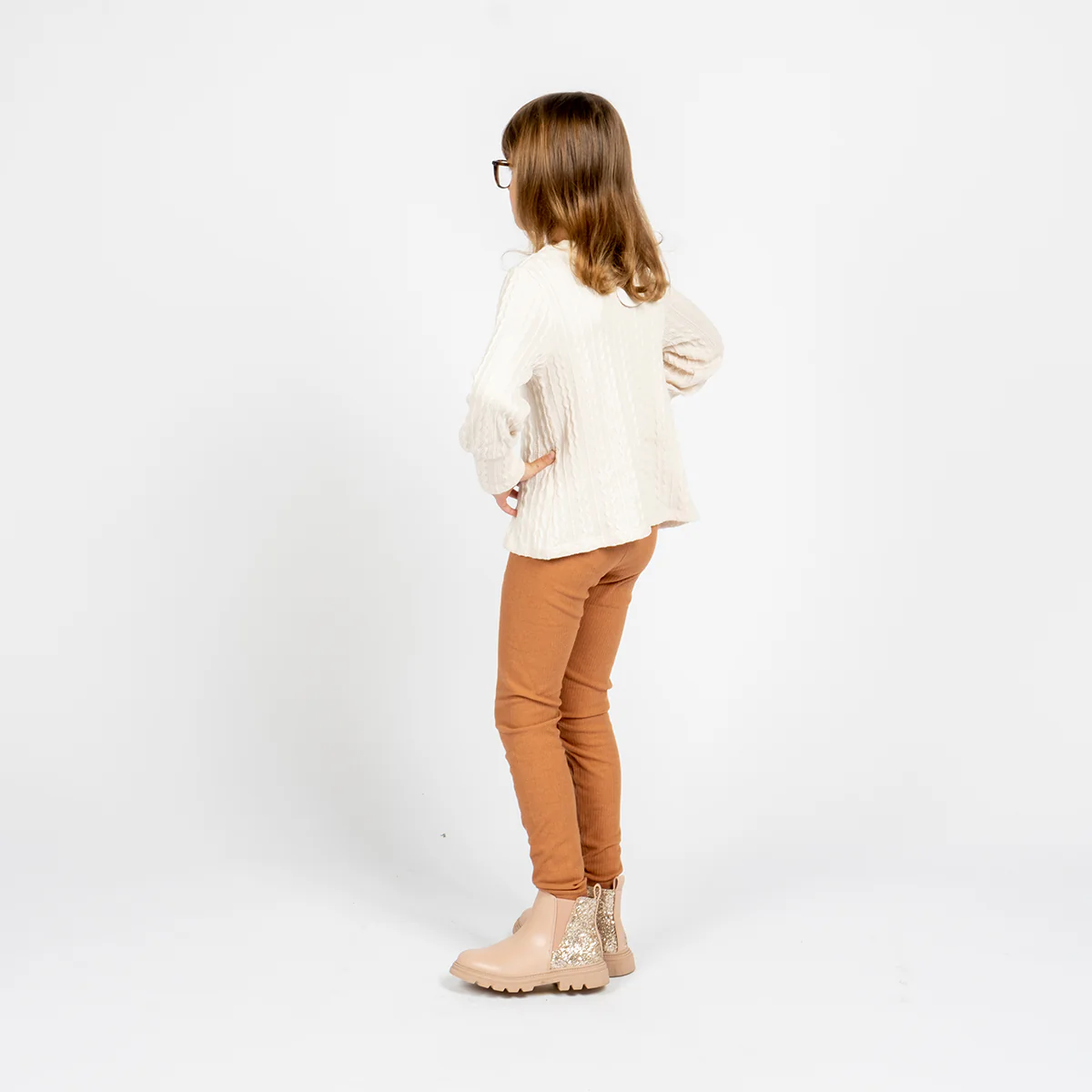 Kids Ribbed Knit Sweater - Image 4