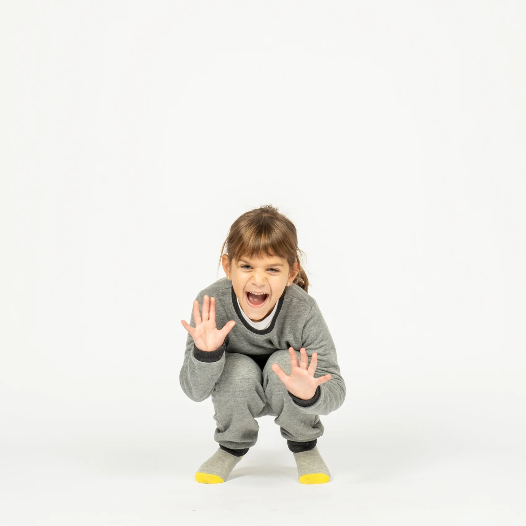 Kids Sweat Pant - Greymix - Image 3