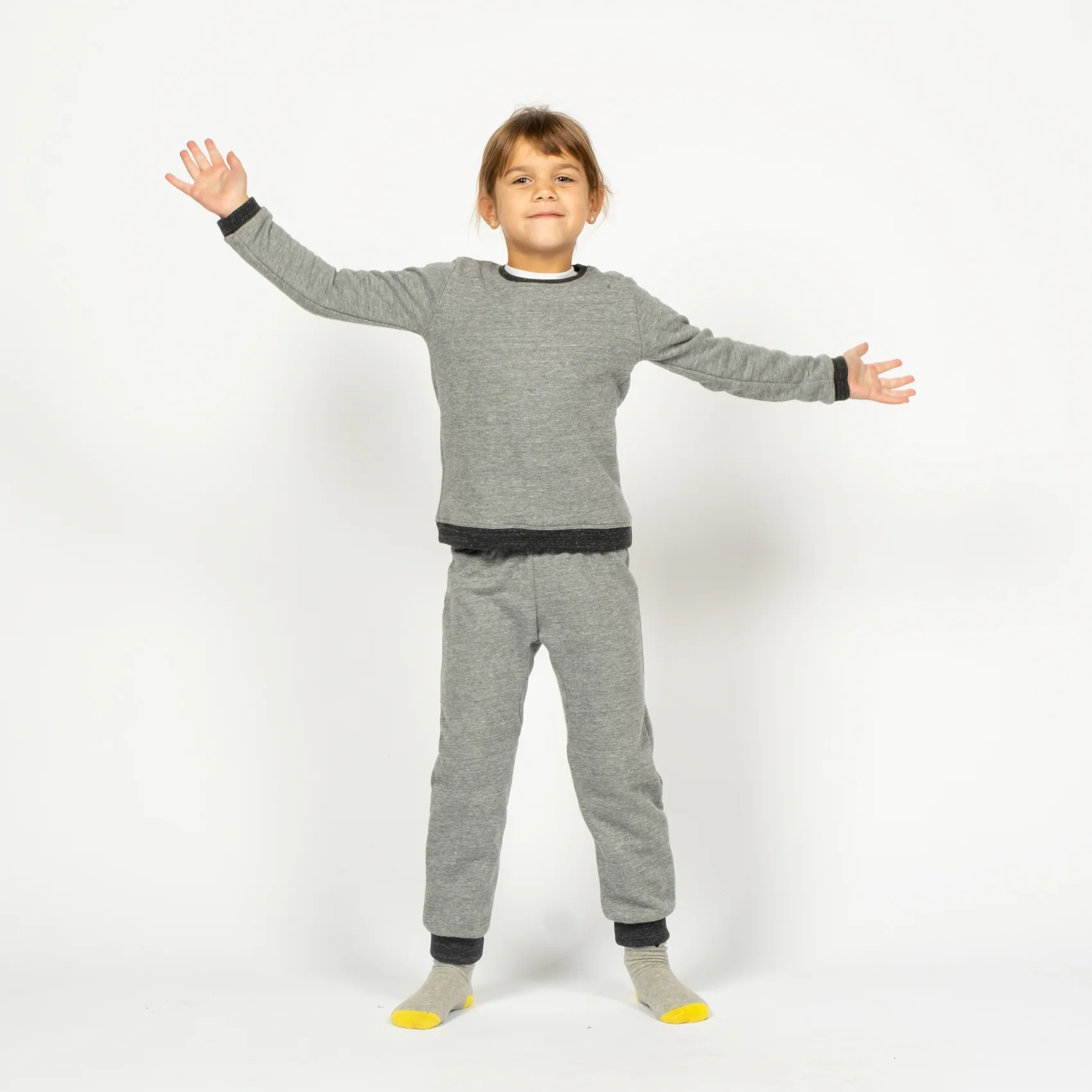 Kids Sweatshirt - Greymix - Image 3