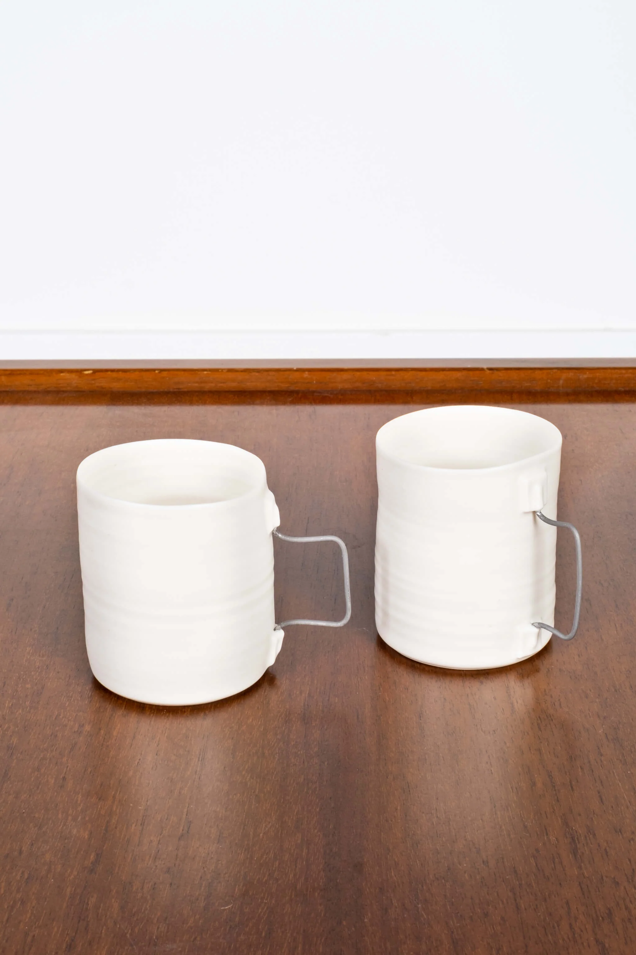 Mug with Square Metal Handle