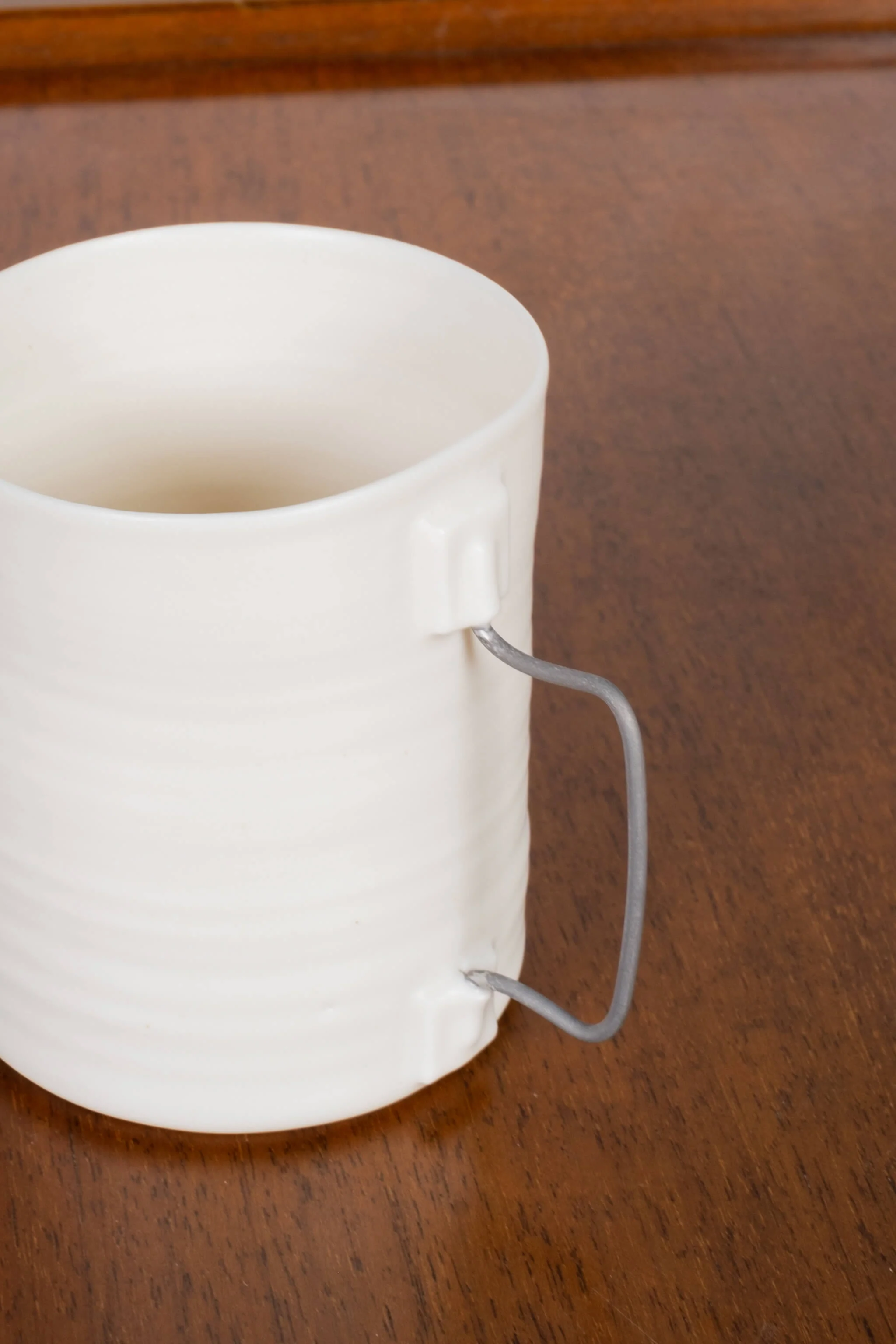 Mug with Square Metal Handle - Image 2