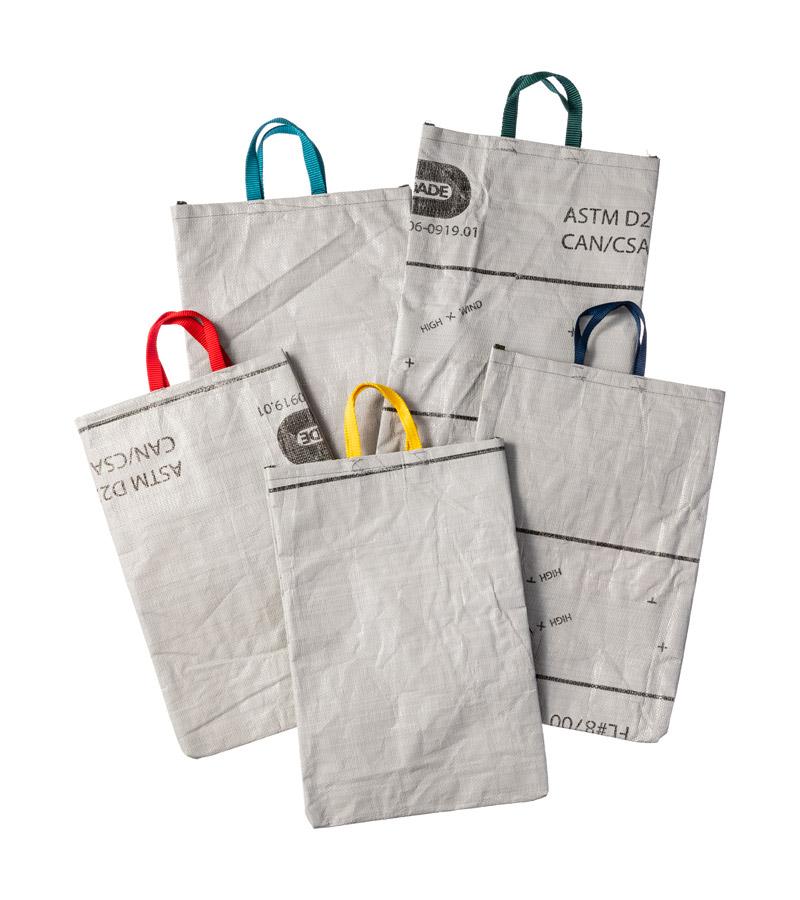 Recycled Tarp Tote Bag - Small - Image 4