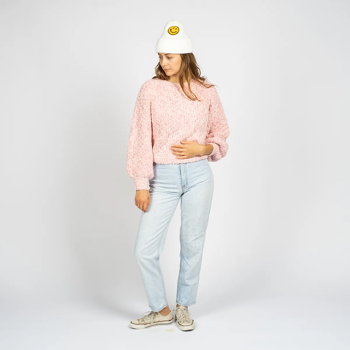 Smiley Toque - Ivory - Image 4