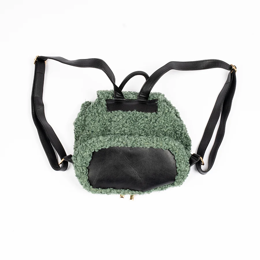 Teddy Mini Backpack - Green - Image 3