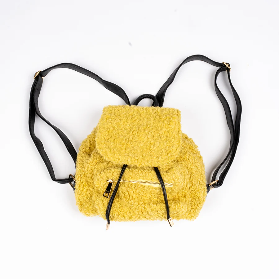 Teddy Mini Backpack - Yellow - Image 3