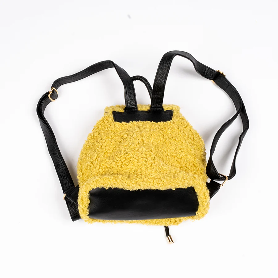 Teddy Mini Backpack - Yellow - Image 4