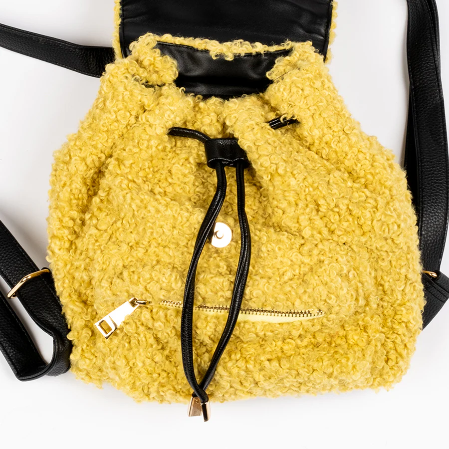 Teddy Mini Backpack - Yellow - Image 5