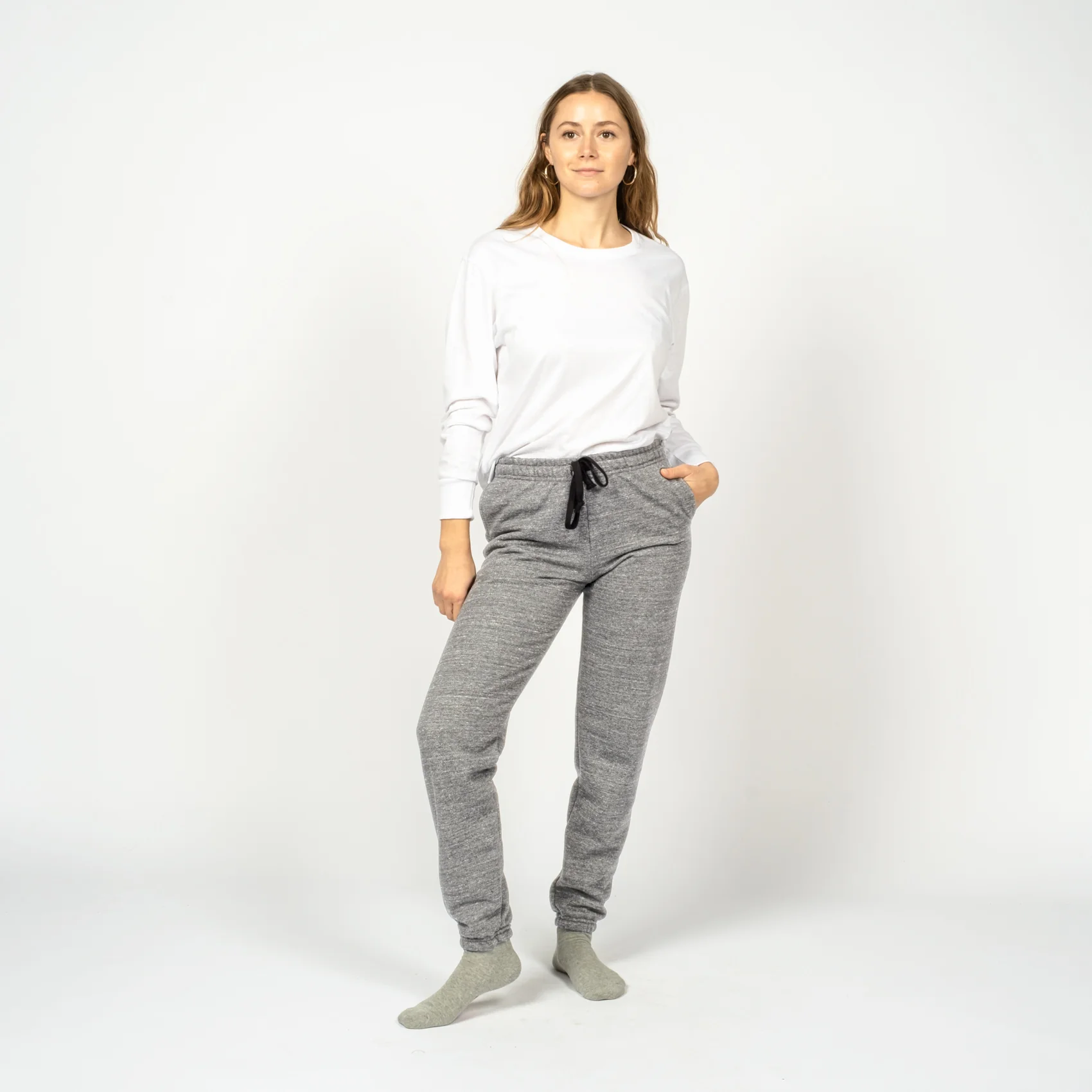 Women's Sweatpants - Greymix - Image 3